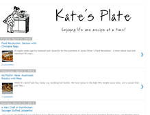 Tablet Screenshot of kates-plate.blogspot.com