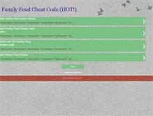 Tablet Screenshot of familyfeudcheat.blogspot.com