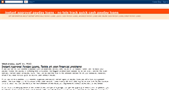 Desktop Screenshot of instantapprovalpaydayloanss.blogspot.com