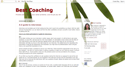 Desktop Screenshot of best-coaching.blogspot.com