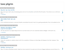 Tablet Screenshot of lonepilgrimredux.blogspot.com