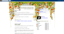 Desktop Screenshot of fromtheheartofaromancewriter.blogspot.com