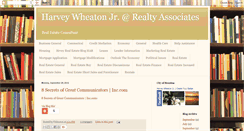 Desktop Screenshot of harveywheatonrealtyassociates.blogspot.com