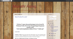 Desktop Screenshot of musafirasing.blogspot.com