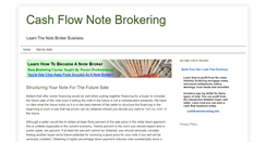 Desktop Screenshot of cash-flow-note.blogspot.com