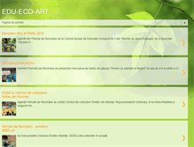 Tablet Screenshot of edu-eco-art.blogspot.com