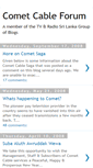 Mobile Screenshot of cometcable.blogspot.com