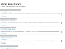 Tablet Screenshot of cometcable.blogspot.com