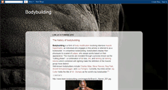 Desktop Screenshot of caraselc-bodybuilding.blogspot.com