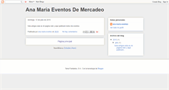 Desktop Screenshot of anamariaeventos.blogspot.com