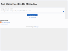 Tablet Screenshot of anamariaeventos.blogspot.com