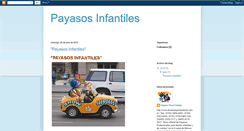 Desktop Screenshot of payasosinfantiles.blogspot.com
