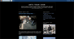 Desktop Screenshot of crescentartstour2008.blogspot.com
