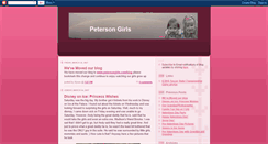 Desktop Screenshot of petersongirls.blogspot.com