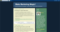 Desktop Screenshot of makemarketingmagic.blogspot.com