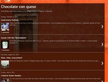 Tablet Screenshot of chocolate-con-queso.blogspot.com