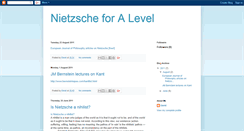 Desktop Screenshot of nietzsche4alevel.blogspot.com
