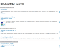 Tablet Screenshot of berubahuntukmalaysia.blogspot.com