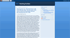 Desktop Screenshot of hashingscribes.blogspot.com