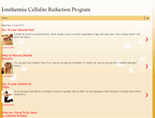 Tablet Screenshot of ionithermiecellulitereductionprogram.blogspot.com