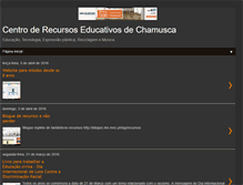 Tablet Screenshot of centrorecursoschamusca.blogspot.com