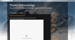 Desktop Screenshot of knowledgetheory.blogspot.com