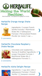 Mobile Screenshot of herbalife-recipes.blogspot.com