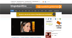 Desktop Screenshot of blogsdepolitica.blogspot.com