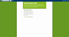 Desktop Screenshot of free-onlinejobs.blogspot.com