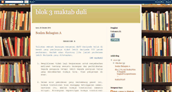 Desktop Screenshot of blok3md.blogspot.com