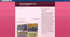 Desktop Screenshot of occupiamoci.blogspot.com