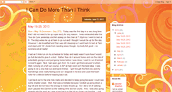 Desktop Screenshot of icandomorethanithink.blogspot.com