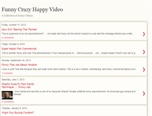 Tablet Screenshot of funnycrazyhappyvideo.blogspot.com