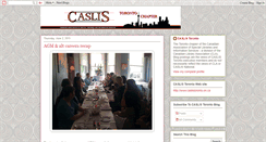 Desktop Screenshot of caslistoronto.blogspot.com