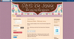 Desktop Screenshot of giftsbyjenny.blogspot.com