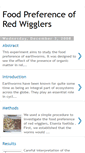 Mobile Screenshot of earthwormfoodpreference.blogspot.com