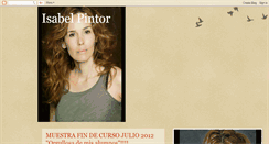 Desktop Screenshot of isabelpintor.blogspot.com