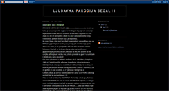 Desktop Screenshot of milansegal11-ljubavnaparodijasegal11.blogspot.com