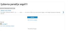 Tablet Screenshot of milansegal11-ljubavnaparodijasegal11.blogspot.com