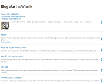 Tablet Screenshot of marinawisnik.blogspot.com