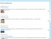 Tablet Screenshot of mumma-licious.blogspot.com