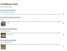 Tablet Screenshot of childrootsfood.blogspot.com