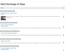 Tablet Screenshot of haitiexchangeofhope.blogspot.com