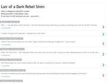 Tablet Screenshot of darkrebelsiren.blogspot.com