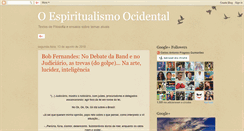 Desktop Screenshot of oespiritualismoocidental.blogspot.com