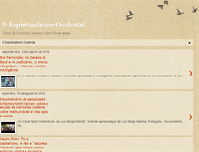 Tablet Screenshot of oespiritualismoocidental.blogspot.com
