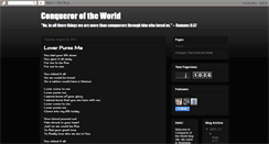 Desktop Screenshot of conqueroroftheworld-stephanie.blogspot.com