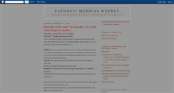 Desktop Screenshot of cathmedweek.blogspot.com