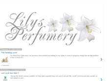 Tablet Screenshot of lilysperfumery.blogspot.com