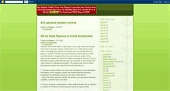 Desktop Screenshot of freeantispywarereview.blogspot.com